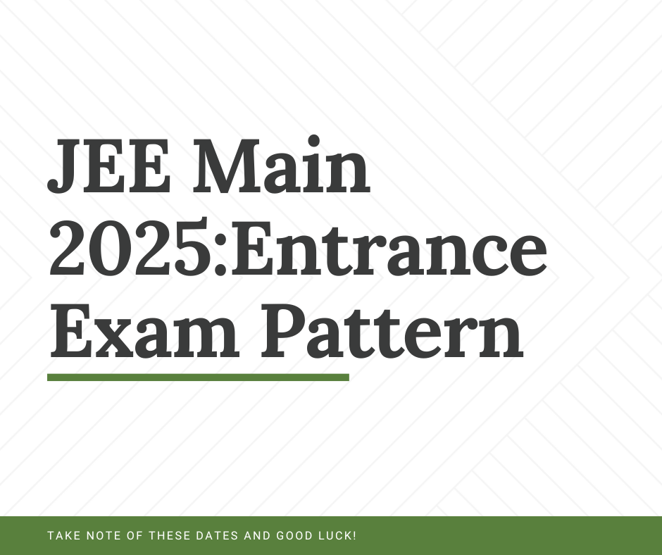 JEE MAIN 2025: Know the Exam Pattern!